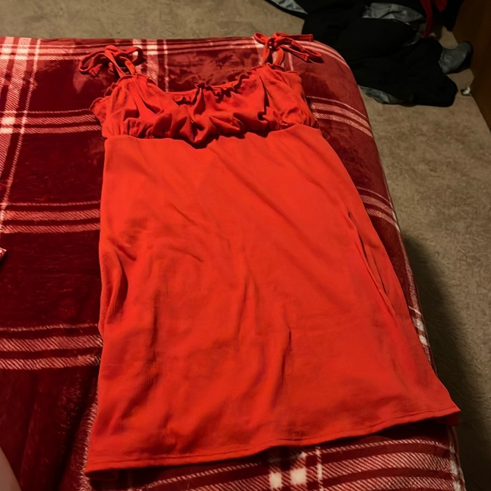 Red dress from divided